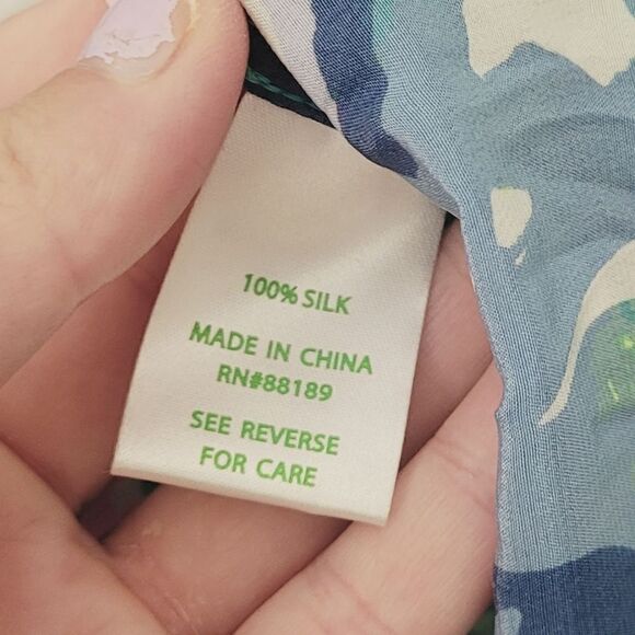 Lilly Pulitzer Multicolor Silk Vest Wrap Size XXS/XS - Picture 4 of 6